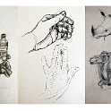 25-handzeichnungen-1968  artfragmente repros mit digitalkamera : art, artfragmente, zeichnung-malerei