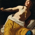 'Lucretia' by Artemisia Gentileschi 1611-1612  GENTILESCHI  ARTEMISIA